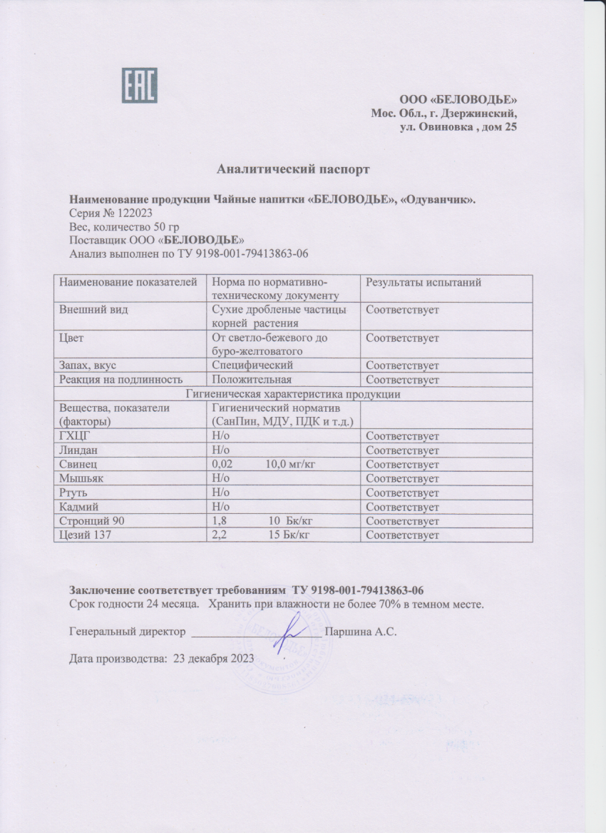 Паспорт №122023